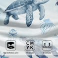 thumbnail image 3 of Blue Sea Turtle Hand Towels Set of 2 Marine Coral Small Bath Towels Soft Guest Face Towel Absorbent Washcloths for Kitchen Bathroom Yoga Gym, 3 of 16