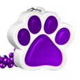 thumbnail image 1 of Light Up Purple Paw Print Charm Necklace, 1 of 1