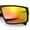 Matte Tortoise - Pink Mirror, variant on Kush Mens Bold Angular Line Flat Top Rectangle Plastic Sunglasses Shiny Black - Blue Mirror