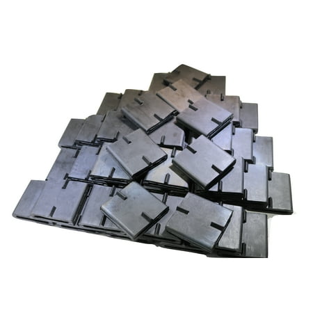 

Rubber Tire Tie Down Cleats for up to 2 Straps 48 Pack | 2RCX48