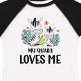 thumbnail image 4 of Inktastic Zebra My Yiayia Loves Me Boys or Girls Toddler T-Shirt, 4 of 5
