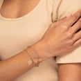 thumbnail image 4 of TURANDOSS&nbsp;Gold Initial Bracelets for Women 14K Gold Plated&nbsp;Layered Initial&nbsp;Charm Bracelets for Women Teen Girls&nbsp;Jewelry Gifts, 4 of 7