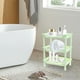 thumbnail image 1 of Estantería de almacenamiento rectangular de 3 capas | Estante organizador de baño de plástico | De pie | Polivalente para cocina/baño | Diseño estable y duradero | Ahorro de espacio | 1 paquete, 1 of 6