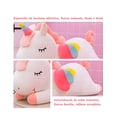 thumbnail image 2 of 50cmunicornio Pony De Peluche Xtellar color blanco Arcoiris Tipo Pegaso Almohada, 2 of 5