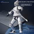 thumbnail image 1 of Exquisite Infantry Soldier Figurines - Five Generations of Joint Dolls for Desktop Ornament, 1 of 6