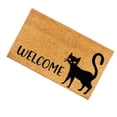 thumbnail image 1 of Velvet Welcome Doormat for Home Entrance Hallway and Porch, 1 of 5