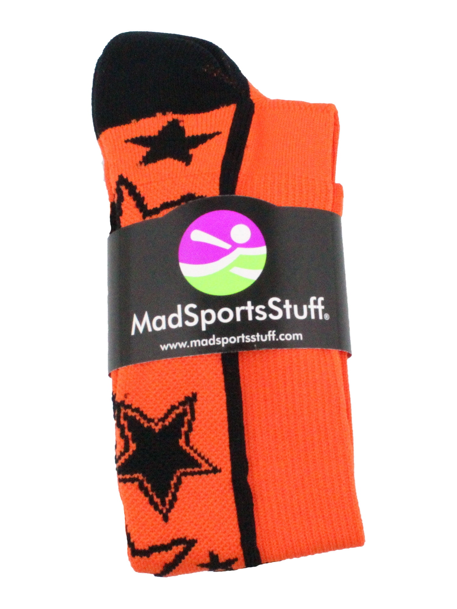 Multiple Colors MadSportsStuff Crazy Socks with Stars Over The Calf Socks