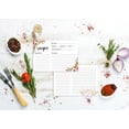 thumbnail image 4 of Inkdotpot 4x6 Inch Recipe Cards (Set of 50) , Thick Double Sided Premium Card Stock- Modern Style White Recipe Notecards for Weddings- Bridal- Baby Shower - Floral Theme, 4 of 6