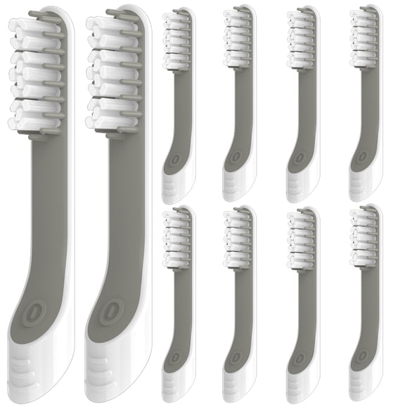 Toothbrush Replacement Heads Compatible with Quip Electric , for Quip Electric Toothbrush,10 Pack,White