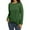 Green, variant on Women's T-Shirts Long Sleeve Womens Fall Tops Loose Cotton Blend Wearing Daily Cute Tee Shirts Green 2XL