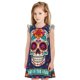 thumbnail image 1 of Fotbe Dead Day Party Vestido de Dormir para Niñas de 3 a 10 Años, Mangas Cortas, Estilo Princesa, Pijama Camisón con Mangas Voladas-X-Large, 1 of 6