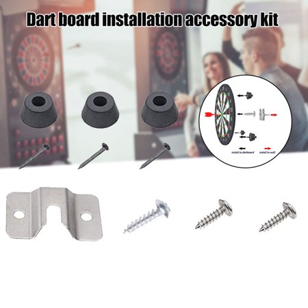 

Dartboard Mounting Bracket Hardware Kit Practical Wall Hanging Dartboard Installation Accessories