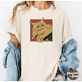 thumbnail image 2 of Vintage Cat Bite Shirt, Japanese Horror Anime TShirt, Retro Graphic Tee, Unisex T Shirts, 2 of 3