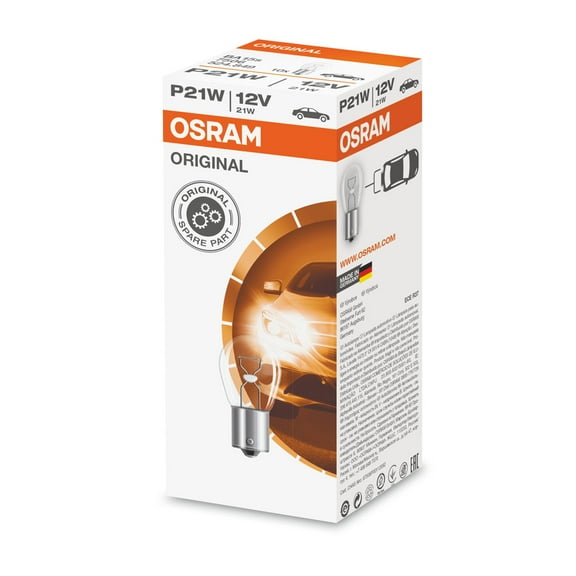 10-PK Osram 7506 P21W 12V 21W Original High-Performance Automotive Bulb