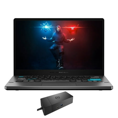 ASUS ROG Zephyrus G14 AW SE Gaming/Entertainment Laptop (AMD Ryzen 9 5900HS 8-Core, 14.0in 120Hz 2K Quad HD (2560x1440), GeForce RTX 3050 Ti, Win 11 Pro) with WD19S 180W Dock