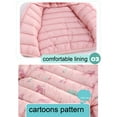thumbnail image 3 of WIBACKER Baby Girls, Toddlers, and Boys' Lightweight Hooded Puffer Jacket Winter Coat Cartoons Outerwear, 3 of 6