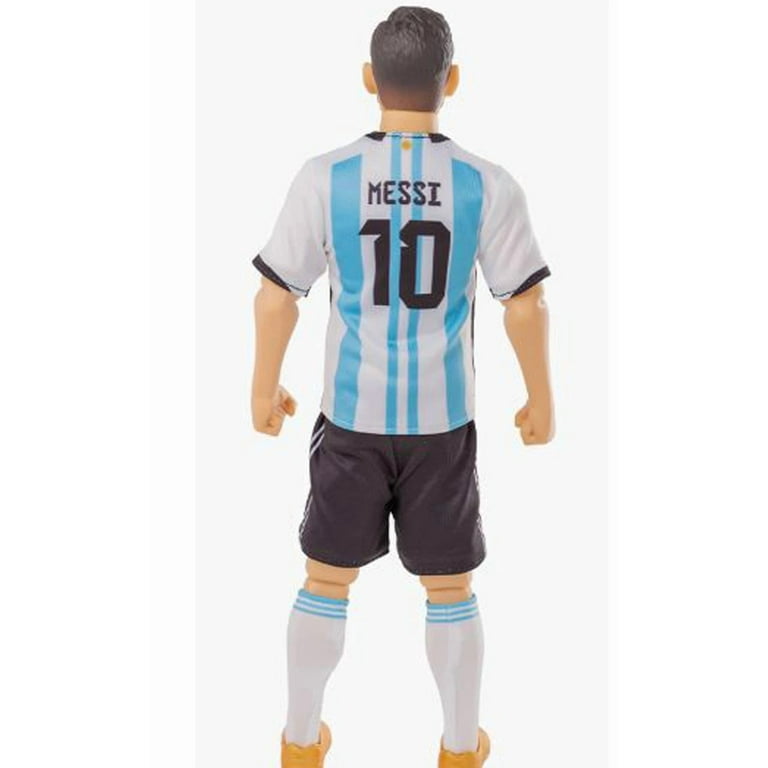Sockers Messi Argentina Action Figure, 12 in, PVC, 3 Star WC