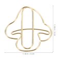 thumbnail image 2 of unbranded 20Ud Clips Para Documentos En De Seta Dorados Accesorios De Oficina Decorativos Y Funcionales, 2 of 6