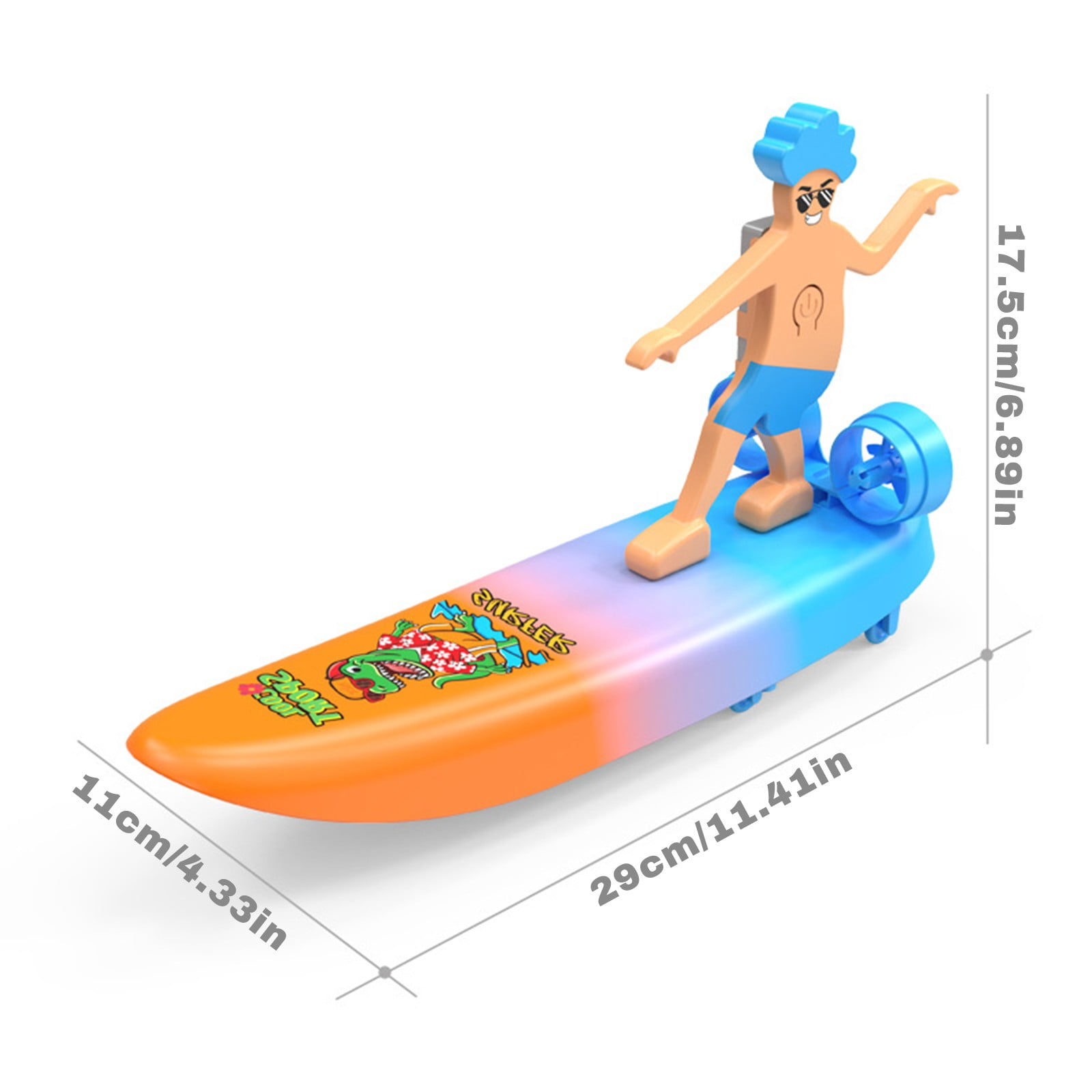 Remote Control Surfboard Amphibious Electric Skateboard Water and Land RC Vehicle Rechargeable Drift Surfing Machine High Speed Outdoor Sport Gadget Hobby Gift