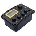 thumbnail image 3 of Instrumento de cuerda de recogida del amplificador del ecualizador del ecualizador de la guitarra de 4 de plástico Hugo Pastilla de guitarra acústica, 3 of 10