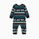 thumbnail image 3 of Conjuntos de pijamas navideños a juego para toda la familia con estampado de renos y luces, 3 of 5