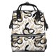 thumbnail image 1 of Disketp Snake Mochila de Pañales de Gran Capacidad con Múltiples Bolsillos, Mochila de Viaje Multifuncional para Bebé, Unisex, Moderna y Resistente, 1 of 6