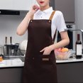 thumbnail image 2 of CSChome Tablier de Chef Ajustable Imperméable Tablier de Cuisine – Grande Couverture en Toile de Protection avec Poches, 2 of 7