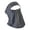 Dark Grey, variant on Breathable Face Cover for Outdoor Cycling Cooling Fabric Neck Gaiter with Mesh Panel and Open Eye Fit Daily Wear