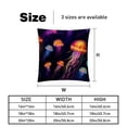 thumbnail image 5 of Jellyfish Luxurious Velvet Bed Pillow Inserts with Unique Patterns - Set of 2, 16x16, 18x18, 20x20 Inches - Ideal for Throw Pillow Covers and Home Decor, 5 of 6