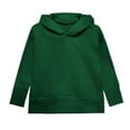 thumbnail image 7 of Piuwrlz Hood Sweatshirts Childrens Girls Boys Winter Solid Color Hoodies Long Sleeved Hoodie Pullover Green Size 9 Years, 7 of 7