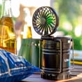 thumbnail image 6 of LitezAll 200-Lumen Pull-Up Camping Lantern, Weather-Resistant LED Portable Light with Built-In Fan, 6 of 9