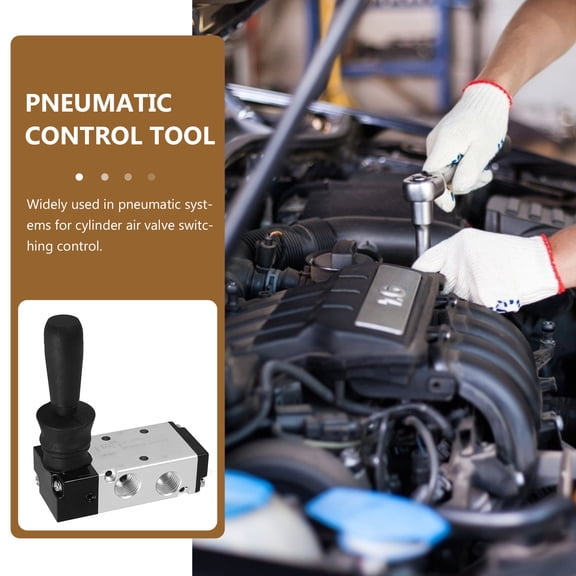 NICEXMAS Compact Manual Air Valve with Pneumatic Hand Lever for Precise and Efficient Airflow Control in Industrial Applications