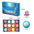 thumbnail image 4 of Children's Bath Bombs 12-Pack with Surprise Toys Inside, Gentle Foaming Bath Balls for Fun Family Bathtime, Gift Set for Boys and Girls, 4 of 5