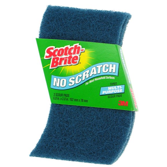Scotch Brite Scour Pad No-Scr 3Pk