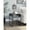 Black+Grey, variant on Silver - Mirrored and Faux Gems Design - Accent for Entry - Brighten Up Space - Durable and Stylish