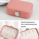 thumbnail image 5 of Advancent Estuche para joyas Caja hermosa delicada Portátil Gran capacidad Soportes para pendientes multifuncionales Collar para el hogar Almacenamiento y organización del hogar Blanco 12*7.5*4 cm Advancent HA077954-07, 5 of 6
