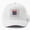 White, variant on Wyoming State Baseball Hat, Regional Heritage Statement Graphic Design, Classic Cap