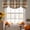 Blue, Brown, Beige, variant on Warm Brown Checked Tie Up Valance Curtains for Windows, Kitchen Curtains Window Treatments, Fall Farmhouse Buffalo Plaid Short Window Shades Valances for Bedroom Bathroom Cafe 54"x18"