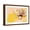 Brown Frame, variant on Art.com Lotus Pop (Yellow) Art Print, 18" x 12"