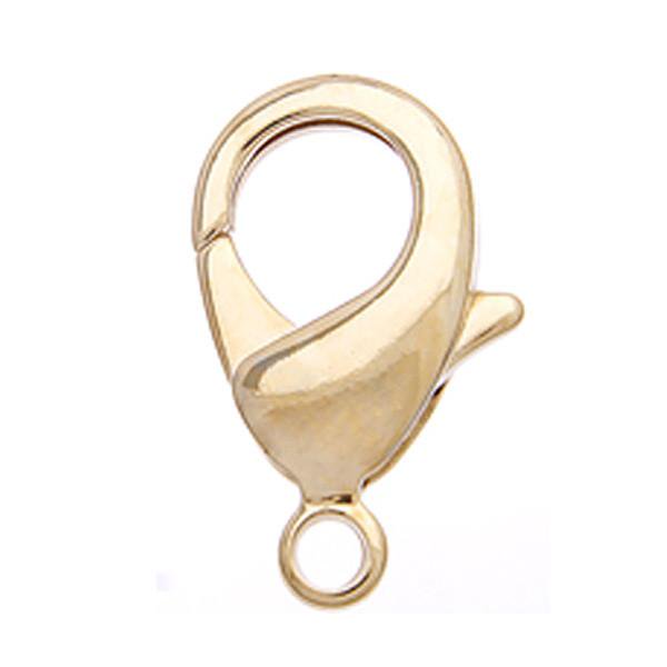 Lobster Clasp 12mm 5 Pack / Gold