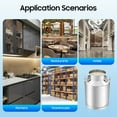 thumbnail image 5 of 13.25Gal/50L Milk Can Stainless Steel Seamless Milk Jug Milk Pail, Anti-Leak Liquid Storage Container with Tight Lid and Handle, 5 of 7