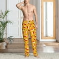 thumbnail image 6 of Lsque Hot Chilli Print Men's Pajama Pants, Lounge Pant - Comfortable Home Wear,Elastic Waistband, Stylish Design-XX-Large, 6 of 9