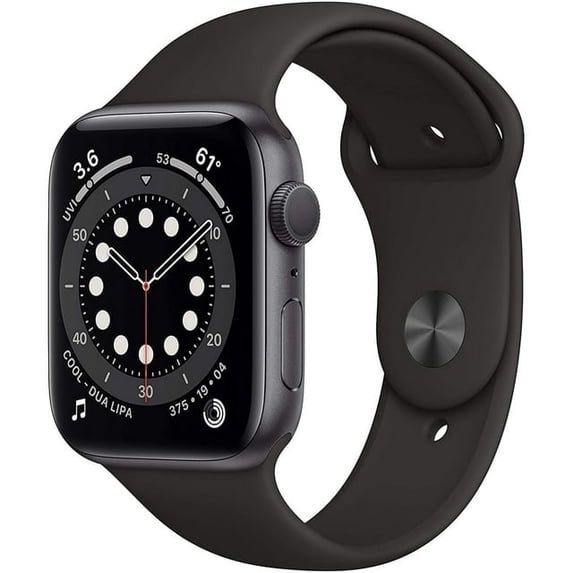 Pre-Owned Apple Watch Series 6 (GPS) 40 mm Space Gray Aluminum Case with Black Sport Band, ( )