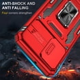 thumbnail image 3 of Allytech For Samsung Galaxy A42 5G Rugged Case,Shockproof 180° Rotating Magnetic Car Kickstand Holder Hybrid Dual Layer Full-Body Cover.For Samsung Galaxy A42 5G,Red, 3 of 7