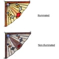 thumbnail image 2 of RADIANCE Goods Mission Tiffany-Glass Window Panel 8" Wide, 2 of 3