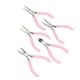 thumbnail image 4 of Juego De Mini Alicates De Metal Rosa De 5 Piezas, Cortador, Fácil De Usar, Material De Alta , Mano De Obra Exquisita, Diseño Portátil, Para Manualidades Y Joyerías, 4 of 7