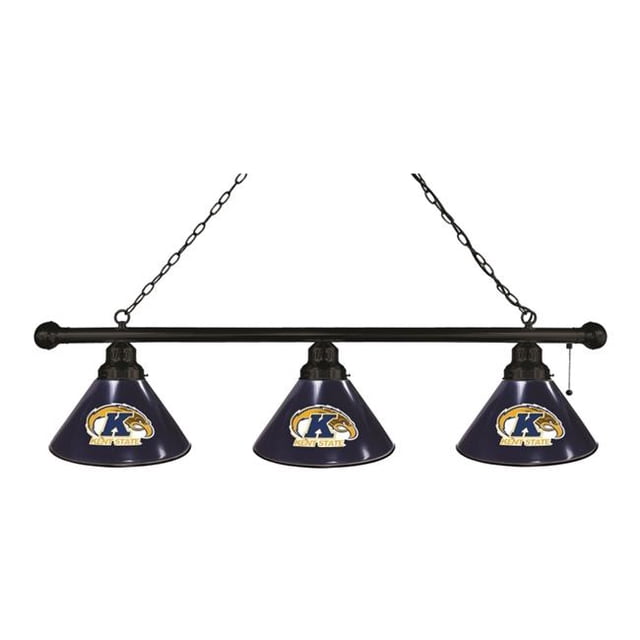Holland Bar Stool BL3BKKentSt Kent State Flash 3 Shade Pool Billiard Light, Black
