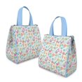 thumbnail image 2 of Pioneer Flower Floral Print Pattern Insulated Lunch Bag for Women & Adults,Large Portable Soft Cooler Lunch Bag,Thermal Food Storage Tote with Pearl Cotton,8.66L,8.75x5.75x9.5 Inch, 2 of 6