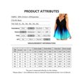 thumbnail image 3 of YAGHYAGH Womens Plus Size Swimdress Gradient Color 2PCS Bathing Swimsuit Tankini Swimwear, 3 of 4