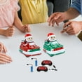 thumbnail image 1 of Coches RC navideños, coches de control remoto con música y luz, coche de carreras RC con expulsión para niños, regalo de cumpleaños para niños, 1 of 9